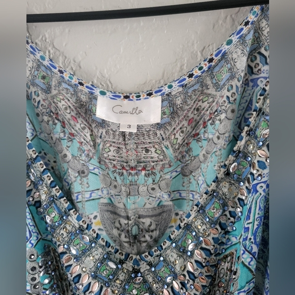 Camilla Drop Shoulder Silk Playsuit Jumpsuit Romper - Picture 6 of 8